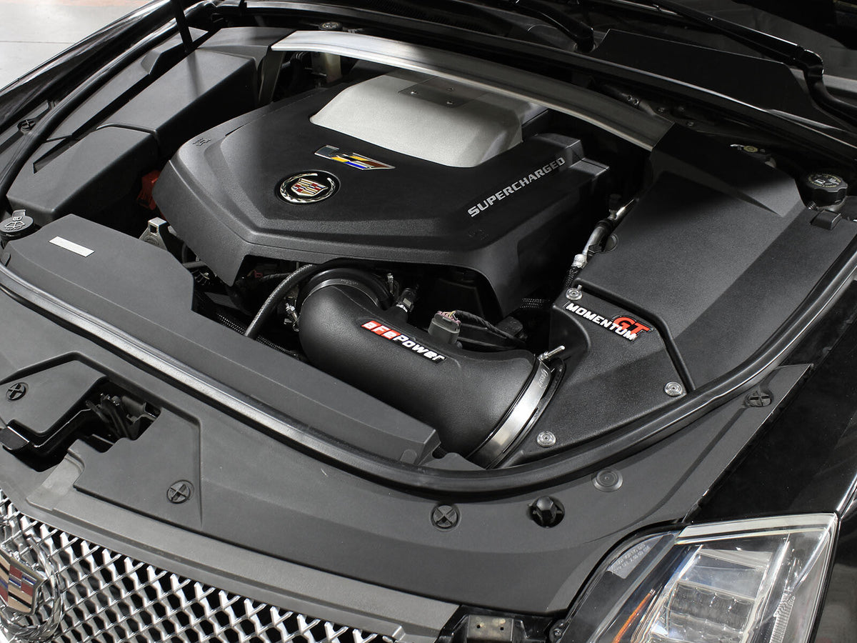 Momentum GT Cold Air Intake System w/ Pro 5R Filter Cadillac Cts-V 09-15 V8-6.2L (sc) aFe Power aFe Power