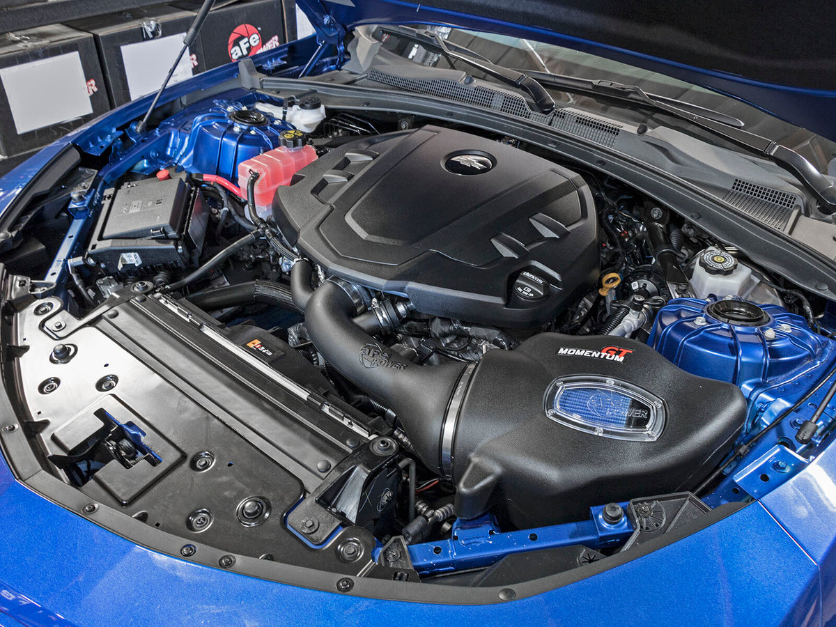 Momentum GT Cold Air Intake System w/ Pro 5R Filter Chevrolet Camaro 16-24 V6-3.6L aFe Power aFe Power