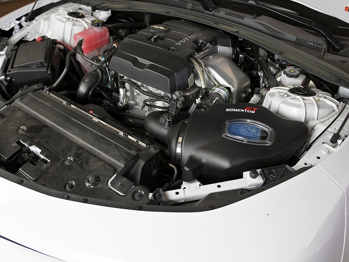 Momentum GT Cold Air Intake System w/ Pro 5R Filter Chevrolet Camaro 16-23 L4-2.0L (t) aFe Power aFe Power