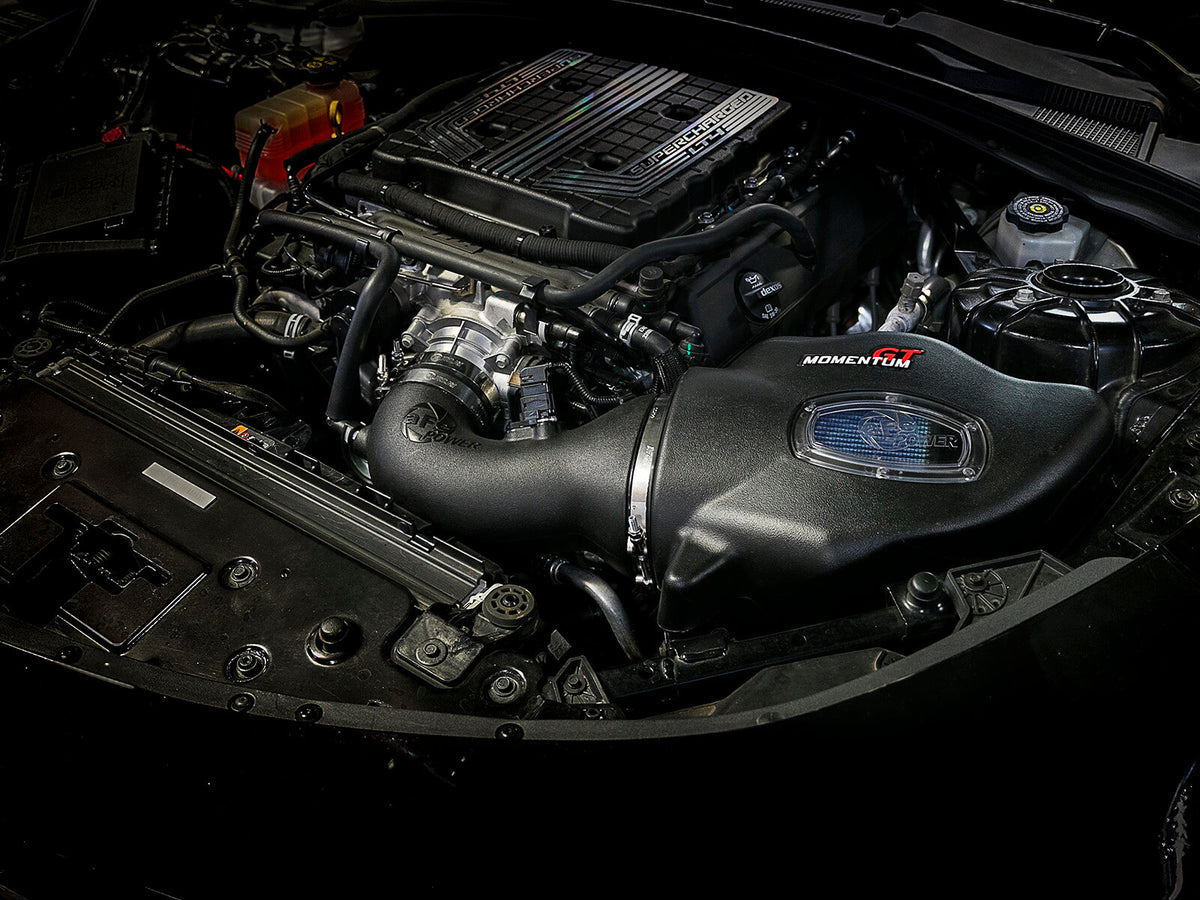 Momentum GT Cold Air Intake System w/ Pro 5R Filter Chevrolet Camaro ZL1 17-24 V8-6.2L (sc) aFe Power aFe Power