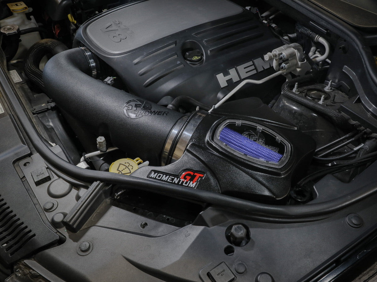 Momentum GT Cold Air Intake System w/ Pro 5R Filter Jeep Grand Cherokee (WK2) 11-21/Dodge Durango 11-26 V8-5.7L Hemi aFe Power aFe Power