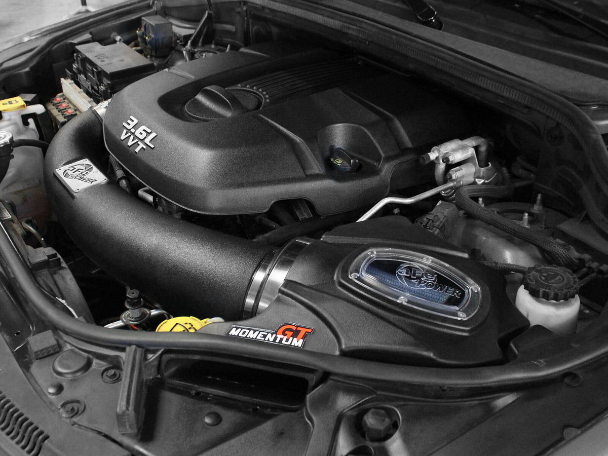Momentum GT Cold Air Intake System w/ Pro 5R Filter Jeep Grand Cherokee (WK2)/Dodge Durango 11-15 V6-3.6L aFe Power aFe Power