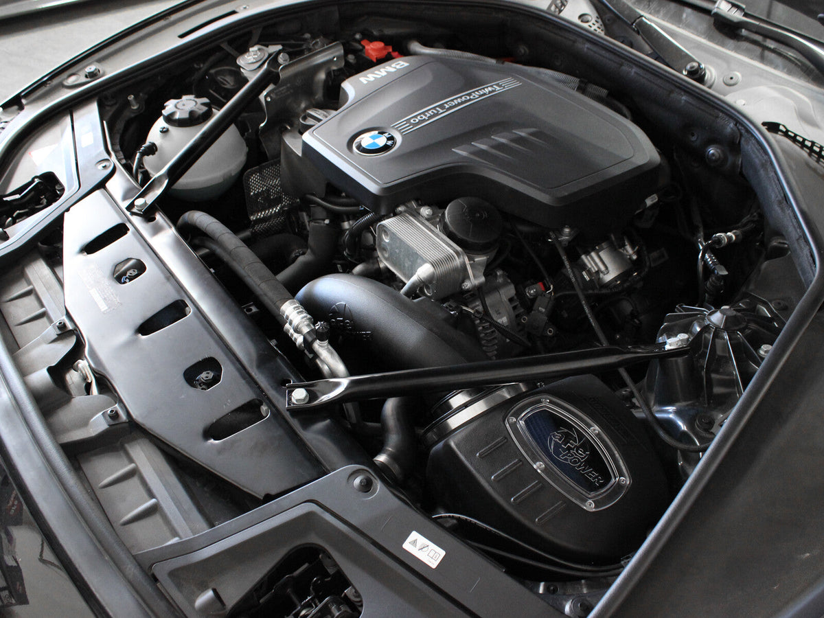 Momentum Cold Air Intake System w/ Pro 5R Filter BMW 528i (F10) 12-16 L4-2.0L (t) N20 aFe Power aFe Power