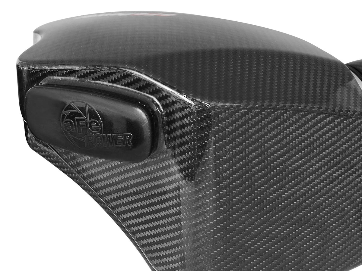 Black Series Carbon Fiber Cold Air Intake System w/ Pro 5R Filter BMW M2 Competition (F87) 19-21/M3/M4 (F80/82/83) 15-20 L6-3.0L (tt) S55 aFe Power aFe Power