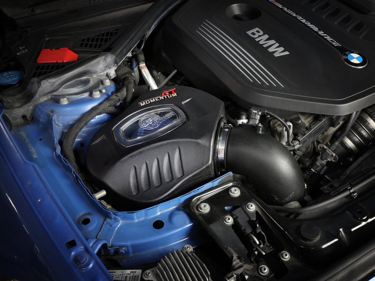 Momentum GT Cold Air Intake System w/ Pro 5R Filter BMW 140i/M240i (F22)/340i (F30)/440i (F32) 16-20 L6-3.0L (t) B58 aFe Power aFe Power