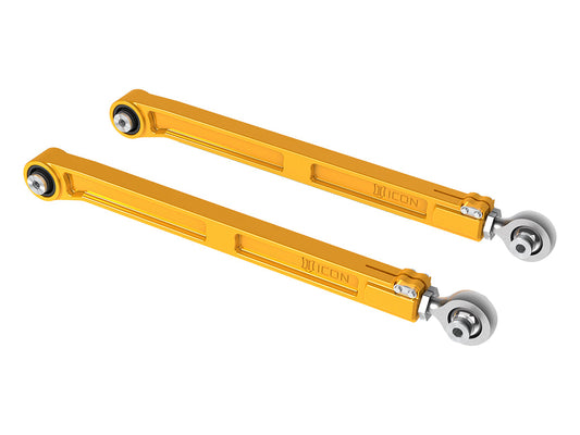2022-2025 Toyota Tundra/2023-2025 Toyota Sequoia/2024-2025 Toyota Tacoma Rear Billet Lower Link Kit Gold Anodizing Icon Vehicle Dynamics Icon Vehicle Dynamics