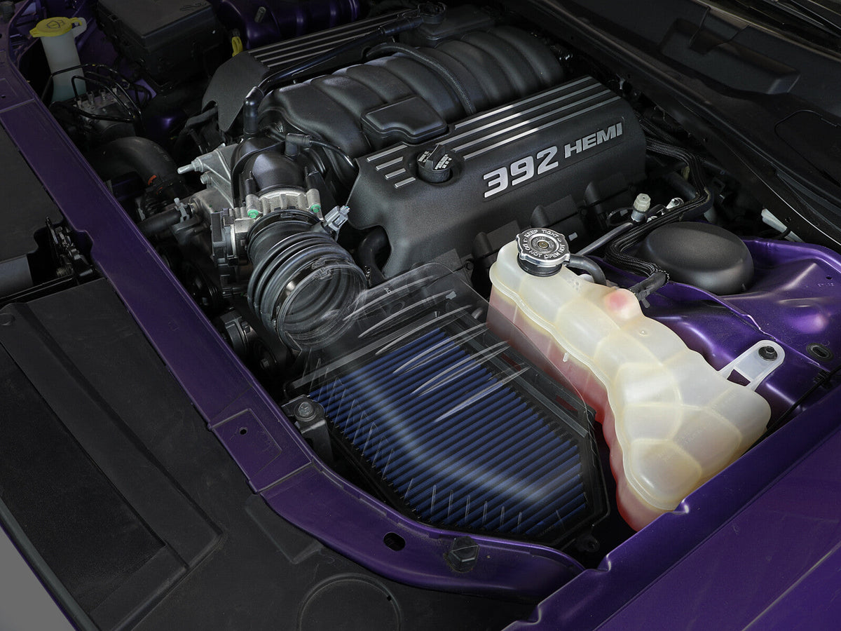 Super Stock Induction System w/ Pro 5R Filter Dodge Challenger 15-23 V6-3.6L/V8-5.7L/6.4L/6.2L (sc) Hemi aFe Power aFe Power