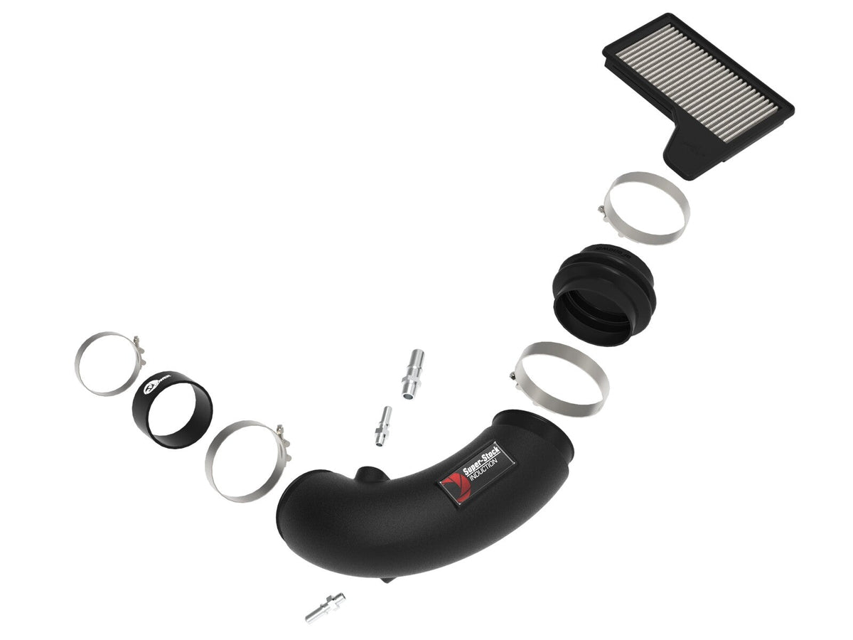 Super Stock Induction System w/ Pro Dry S Filter Ford Mustang GT 15-17 V8-5.0L aFe Power aFe Power