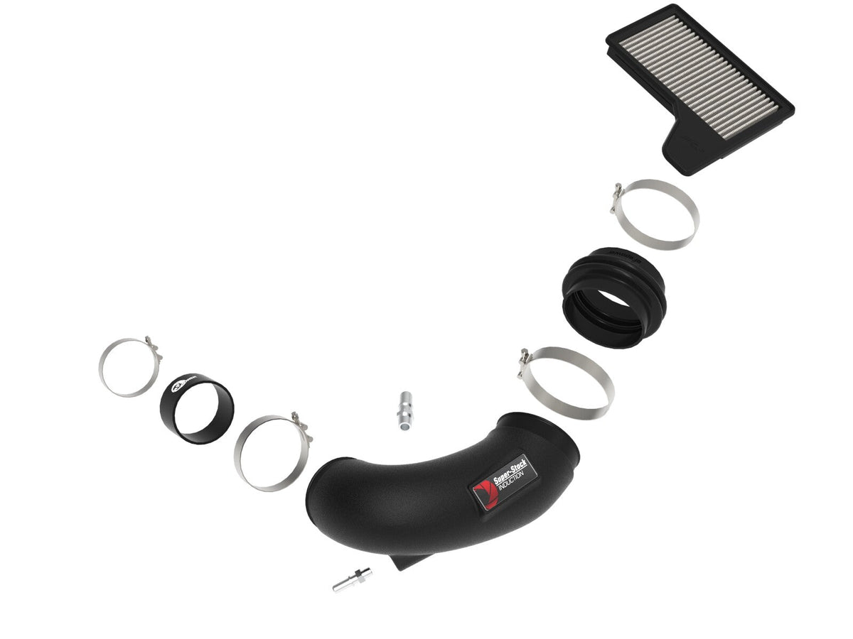 Super Stock Induction System w/ Pro Dry S Filter Ford Mustang GT 18-23 V8-5.0L aFe Power aFe Power