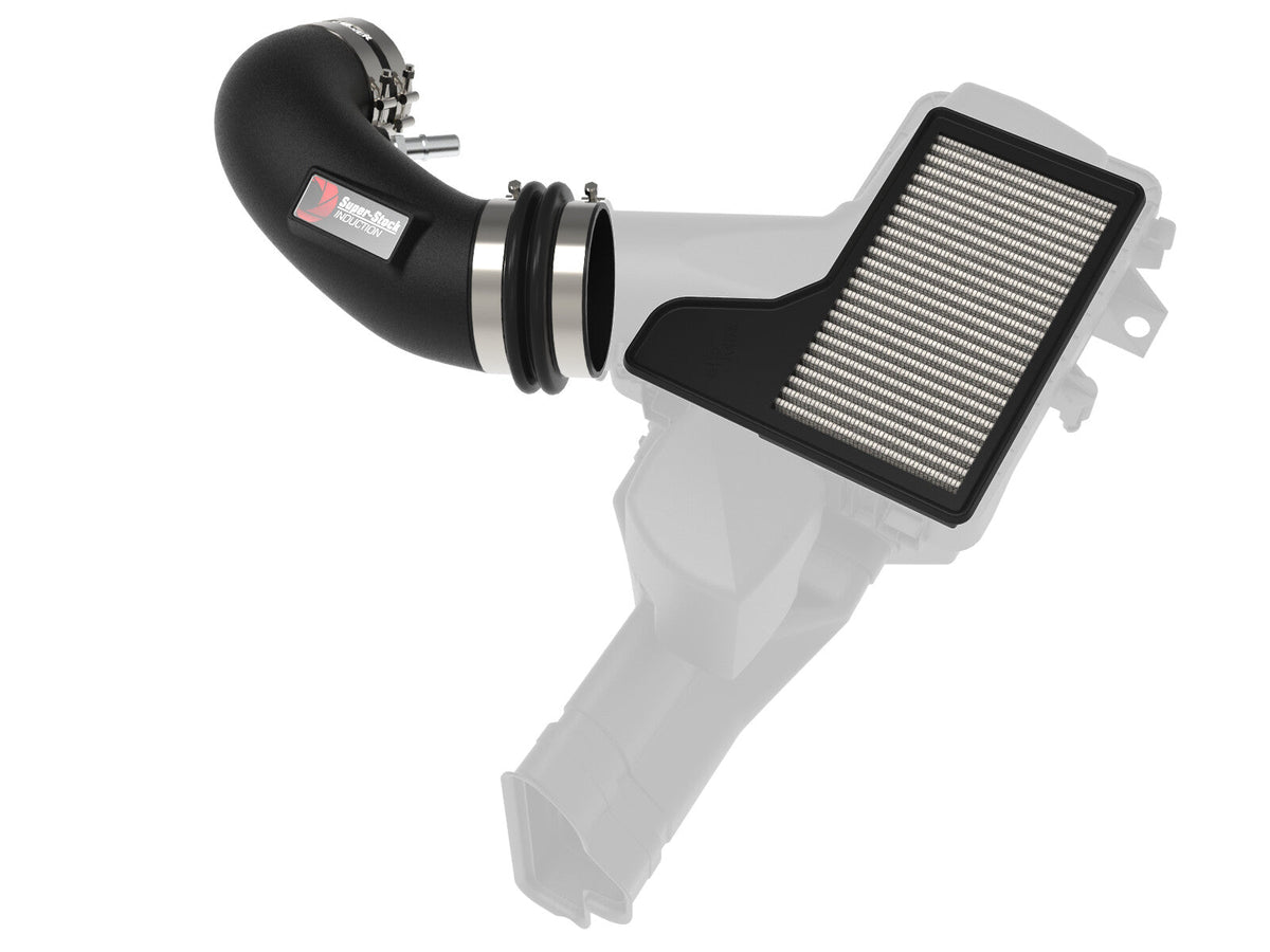 Super Stock Induction System w/ Pro Dry S Filter Ford Mustang GT 18-23 V8-5.0L aFe Power aFe Power