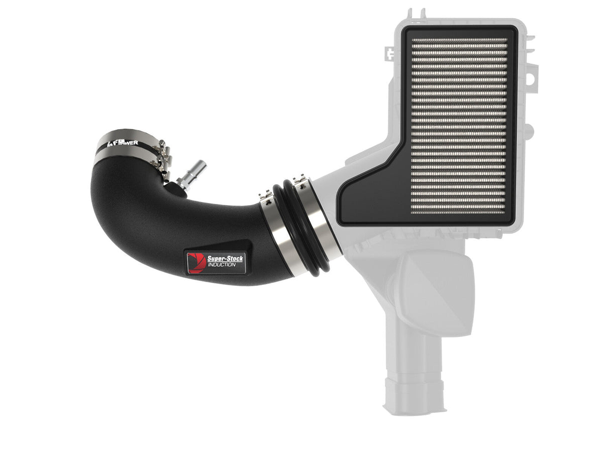 Super Stock Induction System w/ Pro Dry S Filter Ford Mustang GT 18-23 V8-5.0L aFe Power aFe Power