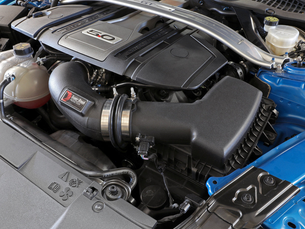 Super Stock Induction System w/ Pro Dry S Filter Ford Mustang GT 18-23 V8-5.0L aFe Power aFe Power