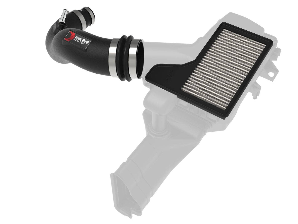 Super Stock Induction System w/ Pro Dry S Filter Ford Mustang 15-23 L4-2.3L (t) aFe Power aFe Power