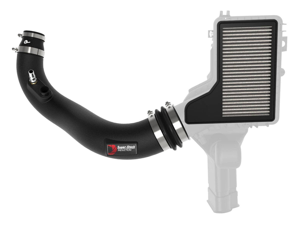Super Stock Induction System w/ Pro Dry S Filter Ford Mustang 15-23 L4-2.3L (t) aFe Power aFe Power