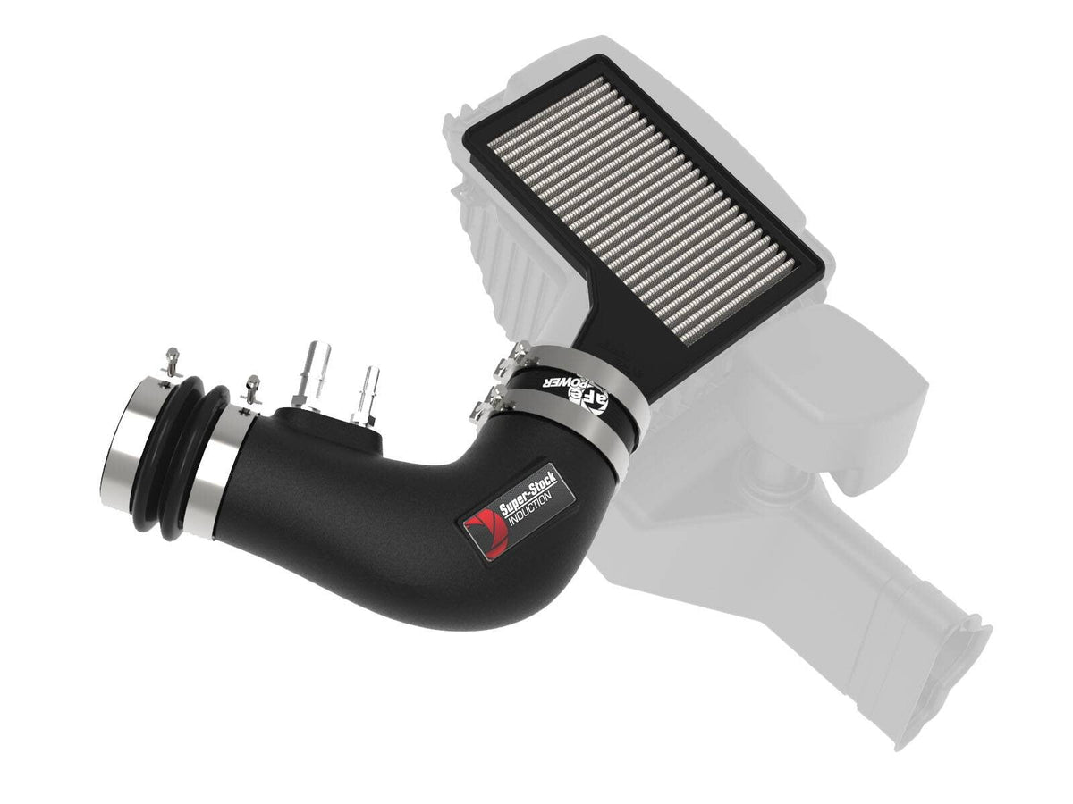 Super Stock Induction System w/ Pro Dry S Filter Ford Mustang 15-17 V6-3.7L aFe Power aFe Power