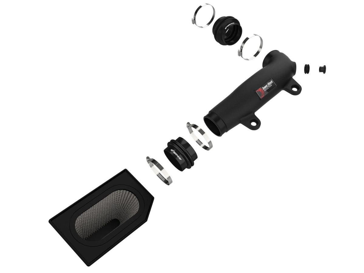 Super Stock Induction System w/ Pro Dry S Filter Jeep Wrangler (Jl) 18-23 L4-2.0L (t) aFe Power aFe Power