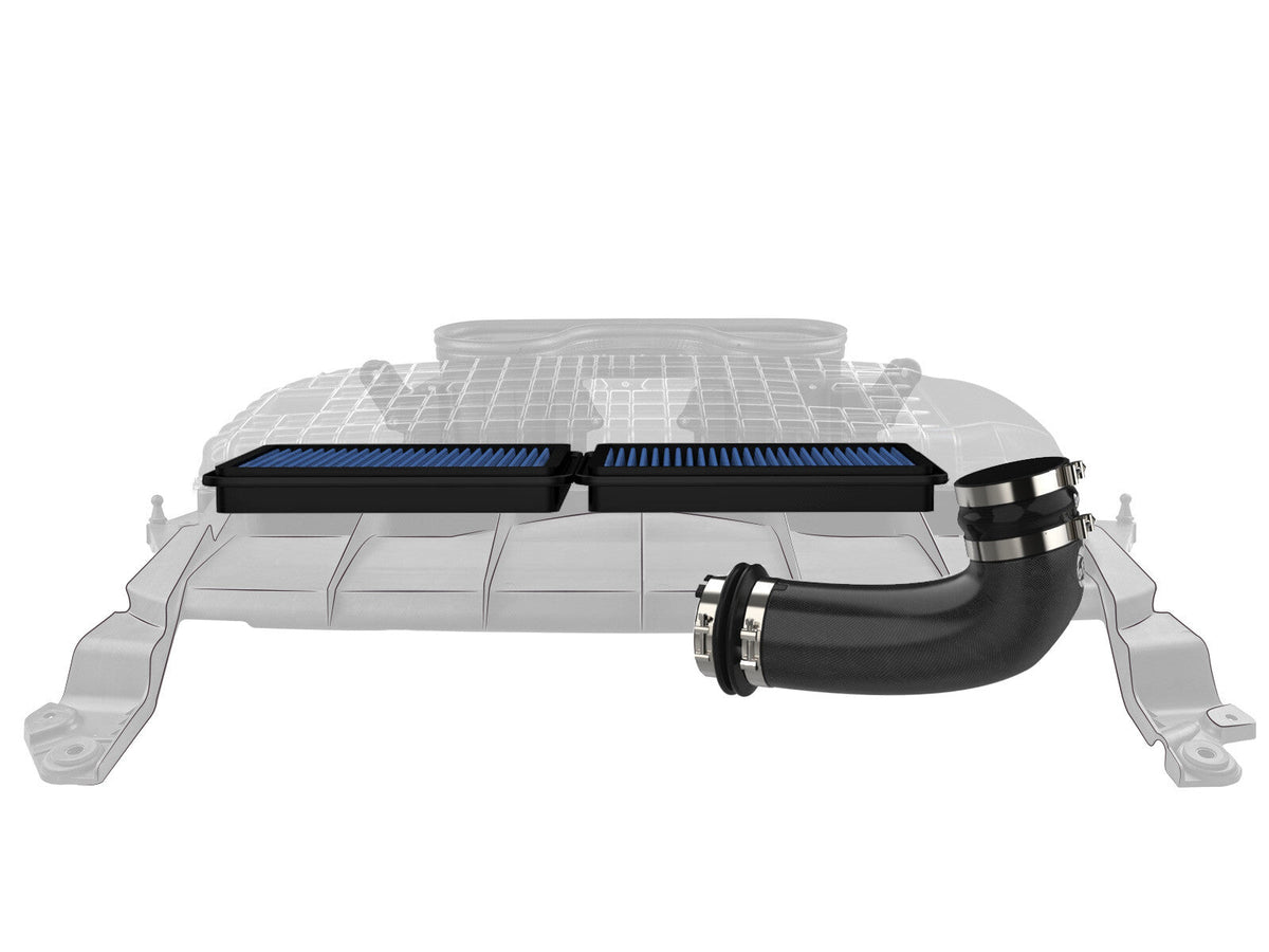 Super Stock Carbon Fiber Induction System w/ Pro 5R Filter Ram 1500 Trx 21-24 V8-6.2L (sc) aFe Power aFe Power