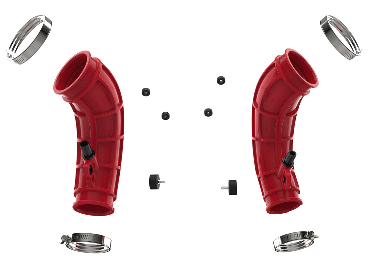 Turbo Inlet Pipes Red Toyota Tundra/ Land Cruiser 22-26 V6-3.4L (tt) aFe Power aFe Power