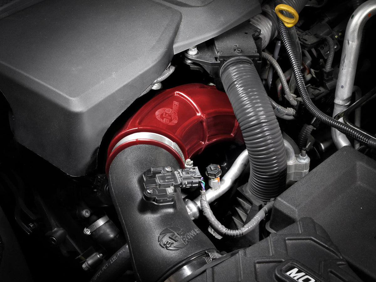 Turbo Inlet Pipes Red Toyota Tundra/ Land Cruiser 22-26 V6-3.4L (tt) aFe Power aFe Power