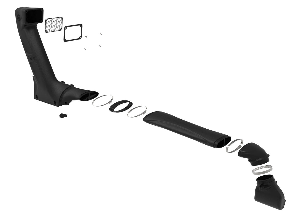 Dynamic Air Scoop D.A.S. Black Jeep Wrangler (Jl)/Gladiator (Jt) 18-26 L4/V6 Gas aFe Power aFe Power