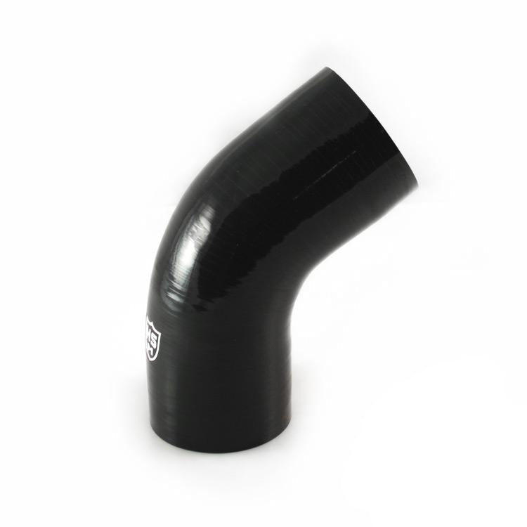 H&S Motorsports - 3”X 3” Silicone 60° Elbow Hose (Black 5 Ply) at Tameless Performance