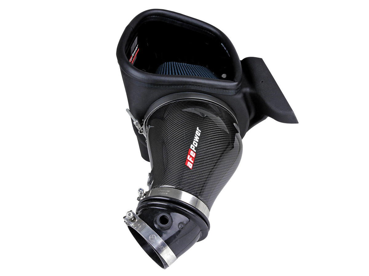 Track Series Carbon Fiber Intake System w/ Pro 5R Filter Jeep Grand Cherokee Trackhawk (WK2) 2018 V8-6.2L (sc) aFe Power aFe Power