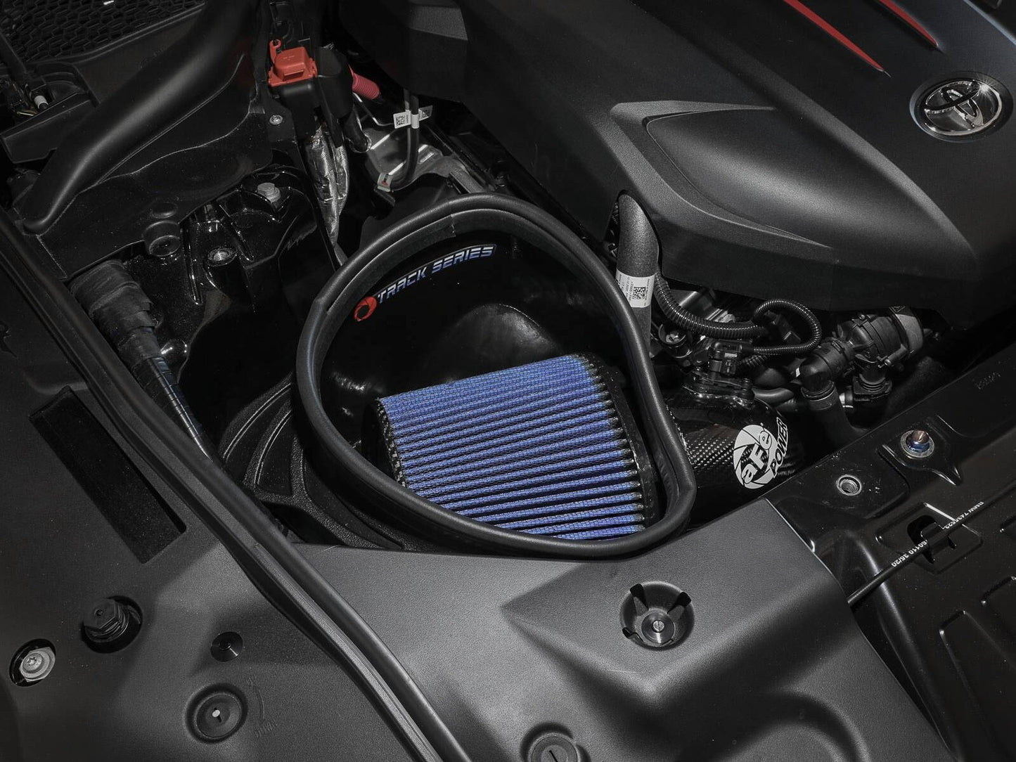 Track Series Carbon Fiber Intake System w/ Pro 5R Filter BMW Z4 M40i (G29) 20-26 L6-3.0L (t) B58 aFe Power