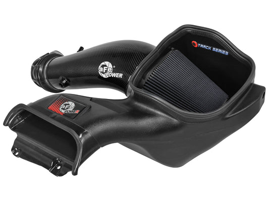 Track Series Carbon Fiber Intake System w/ Pro 5R Filter Black Ford F-150 Raptor R 23-26 V8-5.2L (sc) aFe Power aFe Power