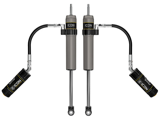 2024-2025 Toyota Tacoma 0-1 Inch Lift Rear V.S. 2.5 Aluminum Series Shock Absorbers Remote Reservoir Pair Icon Vehicle Dynamics Icon Vehicle Dynamics