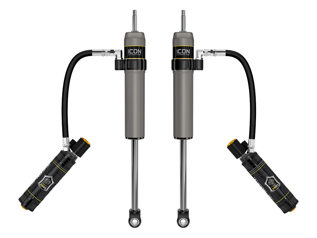 2022-2025 Toyota Tundra 0-1.5 Inch Lift/2023-2025 Sequoia 0-4 Inch Lift Rear V.S. 2.5 Aluminum Series Shock Absorbers Remote Reservoir W/ CDEV Pair Icon Vehicle Dynamics Icon Vehicle Dynamics