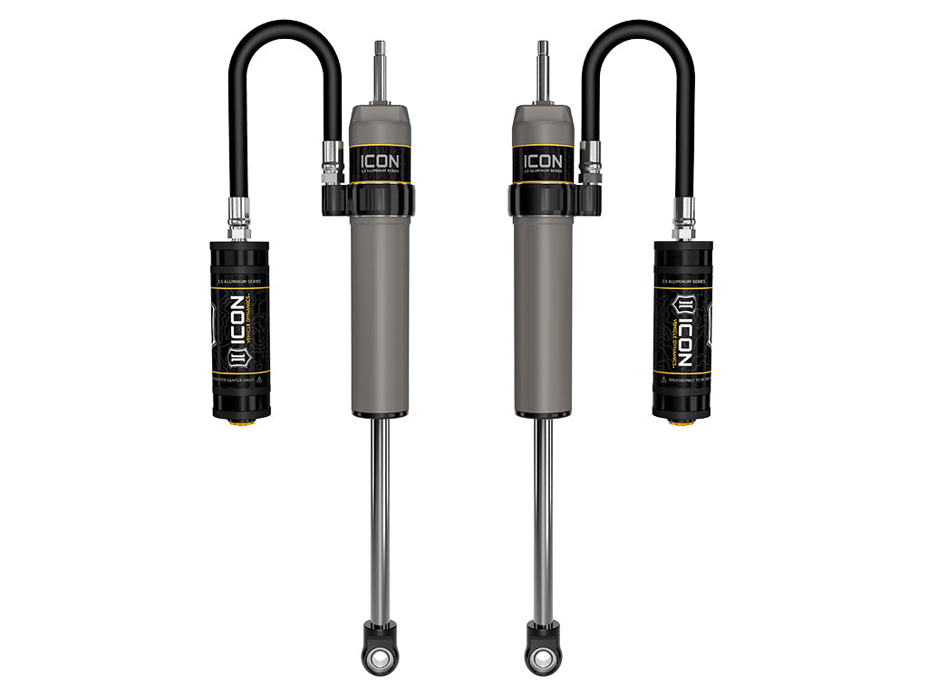 2022-2025 Toyota Tundra 0-1.5 Inch Lift/2023-2025 Sequoia 0-4 Inch Lift Rear V.S. 2.5 Aluminum Series Shock Absorbers Remote Reservoir Pair Icon Vehicle Dynamics Icon Vehicle Dynamics