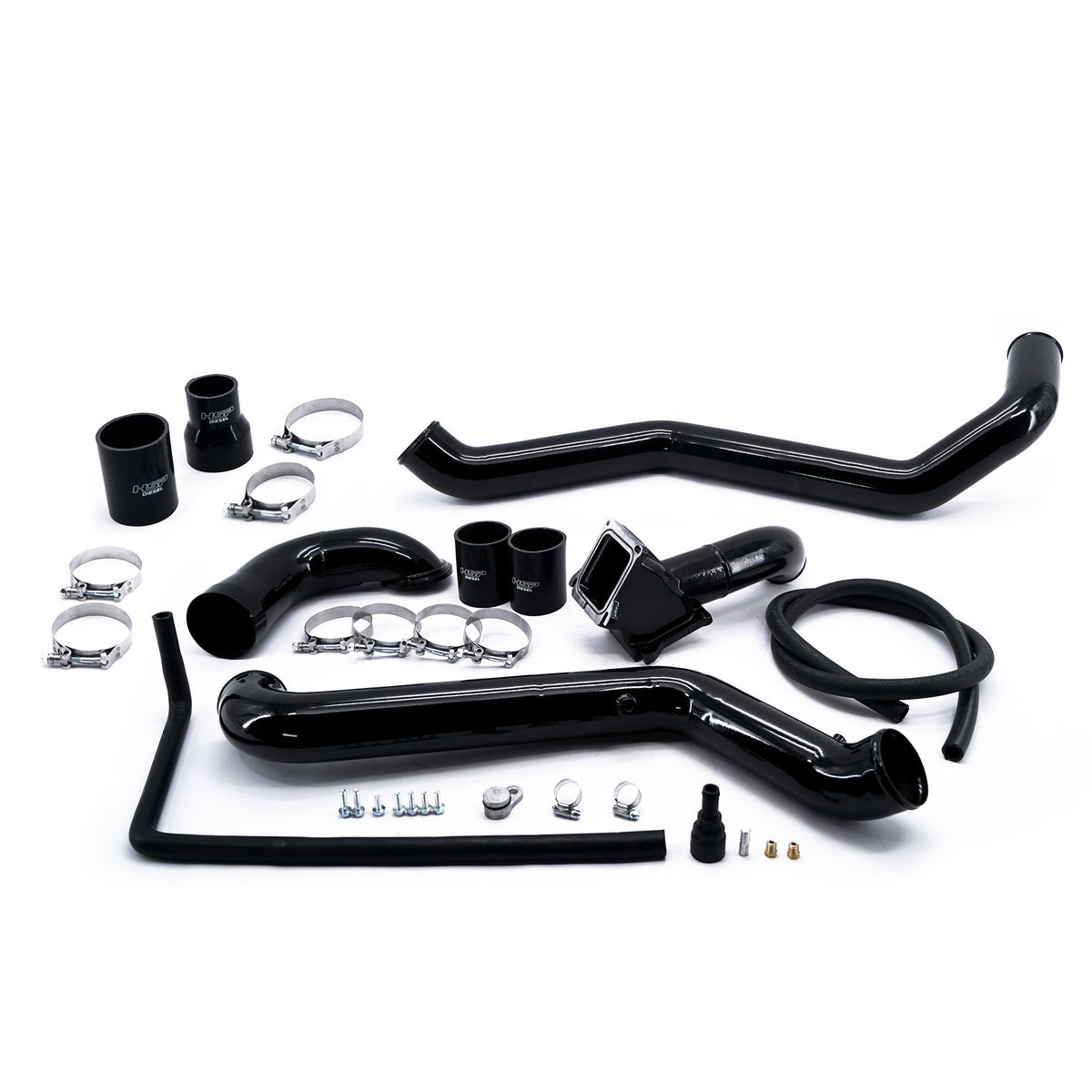 2011-2016 Chevrolet / GMC Intercooler Charge Pipe Bundle Ink Black - HSP Diesel