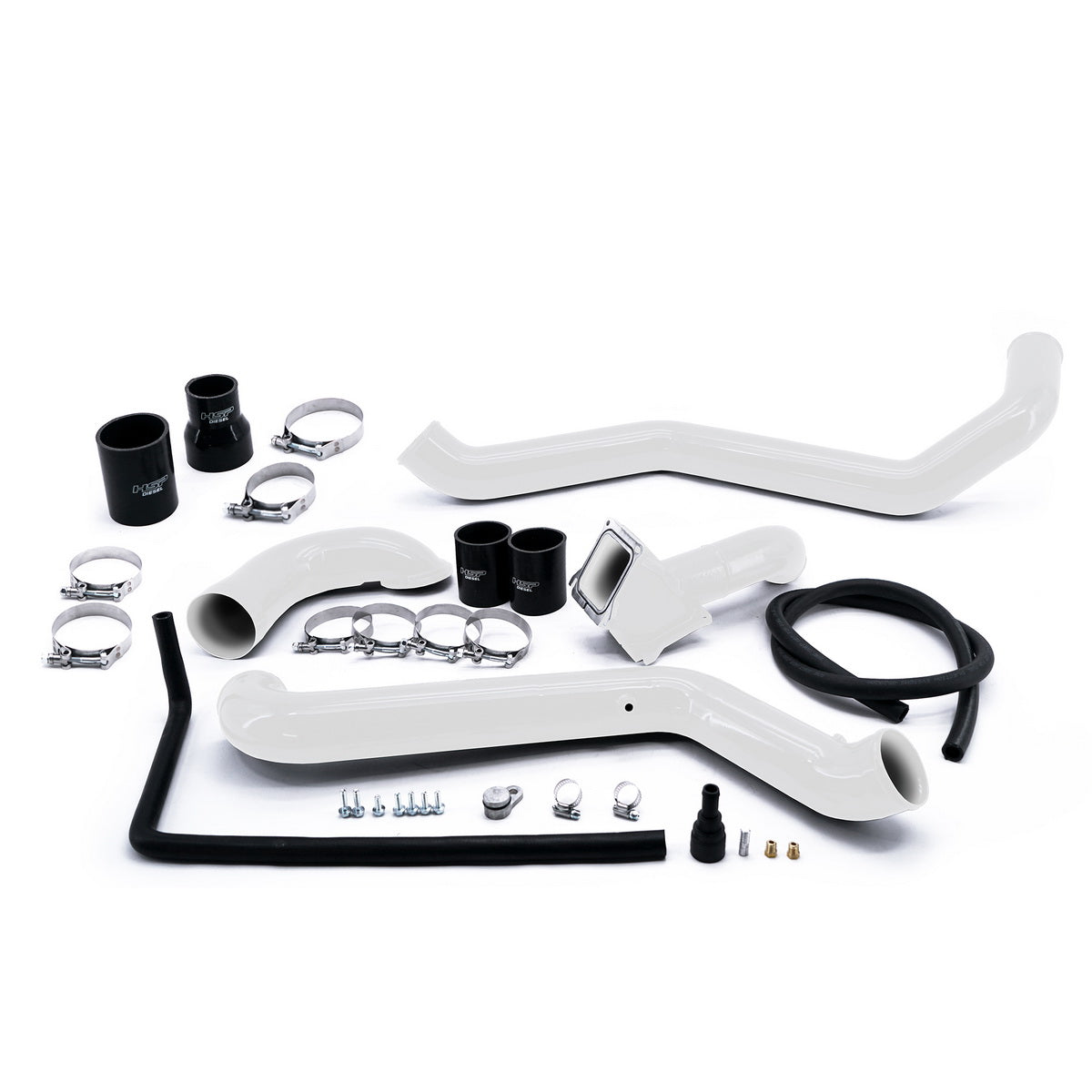 2011-2016 Chevrolet / GMC Intercooler Charge Pipe Bundle Polar White - HSP Diesel