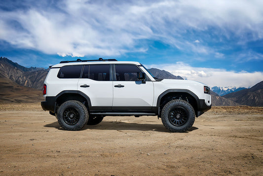 2024-2025 Toyota Tacoma/2024-2025 Toyota Land Cruiser 250 Series/2024-2025 Lexus GX550/2025 Toyota 4Runner Front Billet Upper Control Arms W/ Delta Joint Pro Icon Vehicle Dynamics Icon Vehicle Dynamics