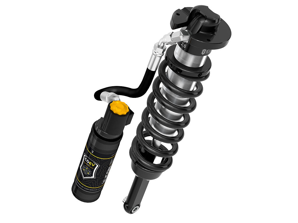 2005-2023 Toyota Tacoma 2.5 Vs Extended Travel Remote Reservoir W/ CDEV Coilover Kit Icon Vehicle Dynamics Icon Vehicle Dynamics