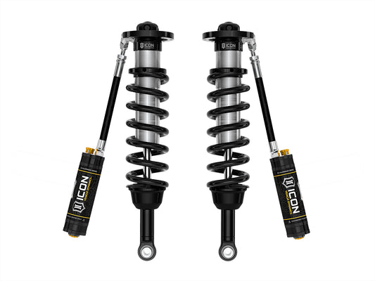 2022-2025 Toyota Tundra 1.25-3.5 Inch Lift 2023-2025 Sequoia 3-4.5 Inch Lift Front V.S. 2.5 Series Coilover Kit Remote Reservoir W  CDCV Pair Icon Vehicle Dynamics