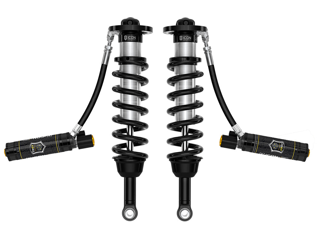 2022-2025 Toyota Tundra 1.25-3.5 Inch Lift 2023-2025 Sequoia 3-4.5 Inch Lift Front V.S. 2.5 Series Coilover Kit Remote Reservoir W  CDEV Pair Icon Vehicle Dynamics Icon Vehicle Dynamics