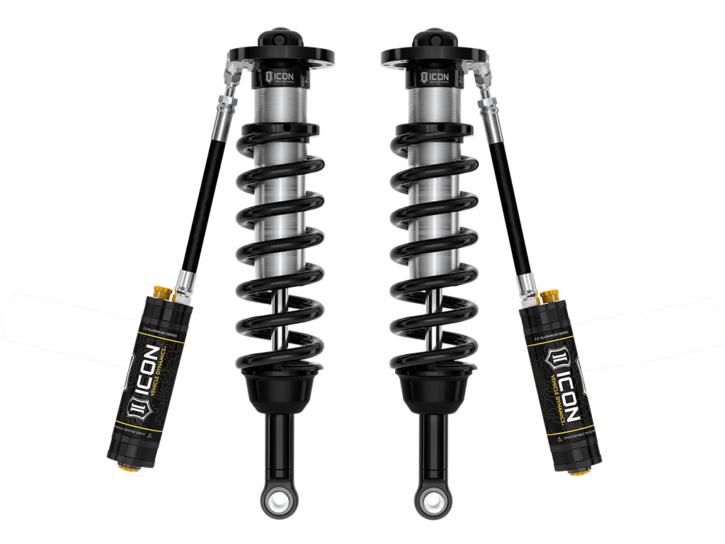 2022-2024 Toyota Tundra 5-6 Inch Lift Front V.S. 2.5 Series Coilover Kit Remote Reservoir W/ CDCV Pair Icon Vehicle Dynamics Icon Vehicle Dynamics