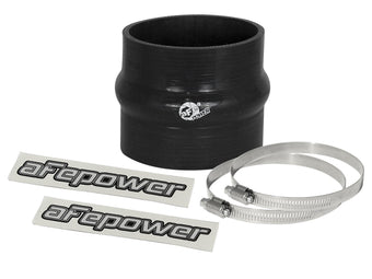 compare product Magnum Force Cold Air Intake System Spare Parts Kit (3-1/4 Inch ID to 3-1/8 Inch ID x 3 Inch L) Straight Reducing Coupler w/ Hump - Black aFe Power