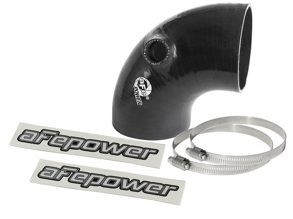 Magnum Force Cold Air Intake System Spare Parts Kit (3-3/4 Inch ID x 90 Deg.) Elbow Coupler - Black aFe Power aFe Power