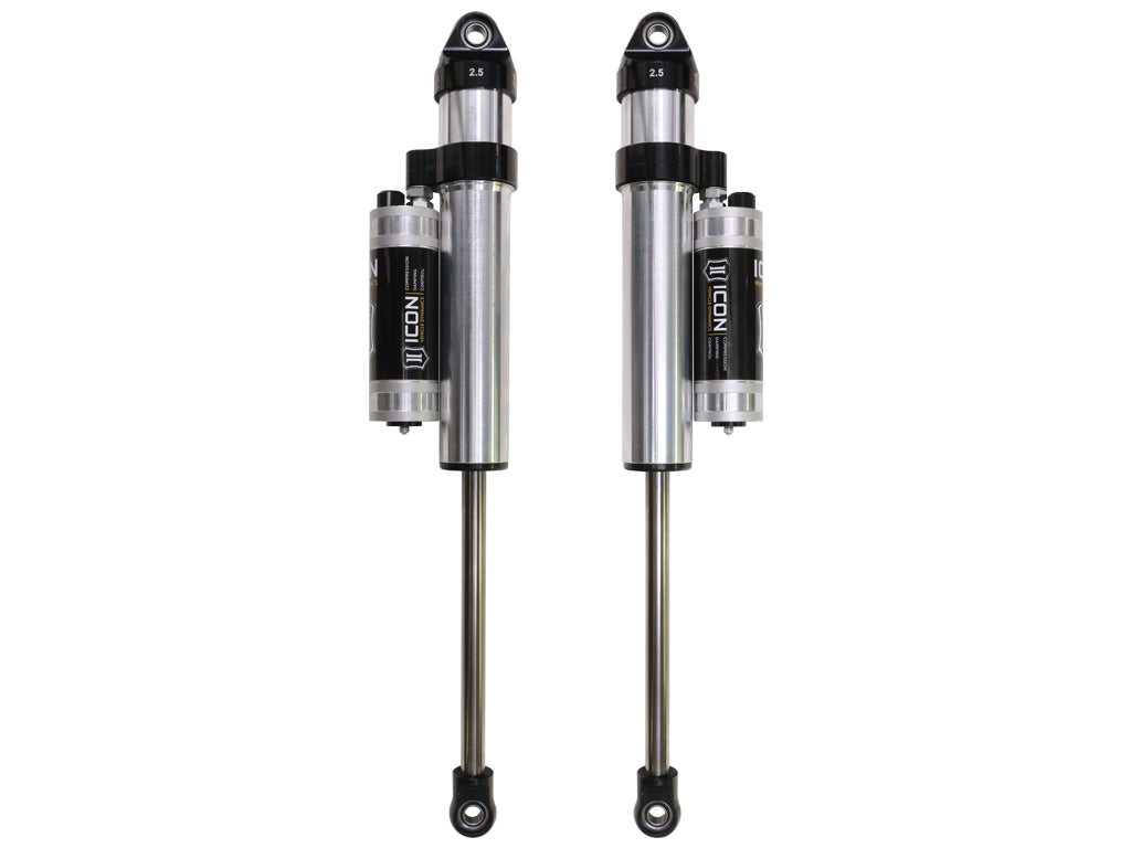 2003-2024 Toyota 4Runner 2005-2023 Toyota Tacoma 2007-2014 Toyota FJ Cruiser Front 2.5 Vs Long Travel Piggyback Reservoir W/CDCV Secondary Shocks Pair Icon Vehicle Dynamics Icon Vehicle Dynamics
