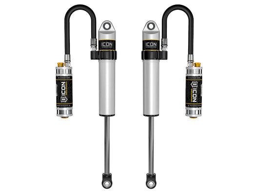 2005-2023 Toyota Tacoma 2003-2024 Toyota 4Runner  2007-2014 Toyota FJ Cruiser 2003-2009 Lexus GX470 Front 2.5 Vs Remote Reservoir W/ CDCV S2 Secondary Shocks Pair Icon Vehicle Dynamics Icon Vehicle Dynamics