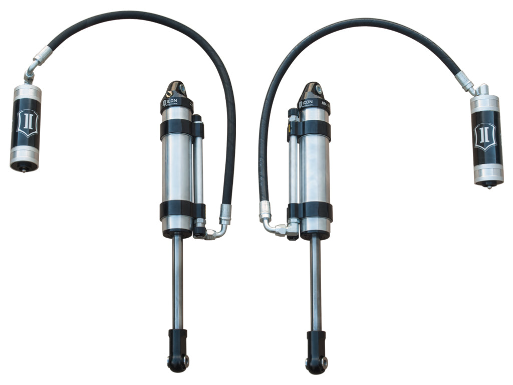 2007-2014 Toyota FJ Cruiser 2003-2024 Toyota 4Runner 2003-2009 Lexus GX470 0-3.5 Inch Lift 2.5 Vs Omega Bypass Remote Reservoir Front Secondary Shocks Pair Icon Vehicle Dynamics Icon Vehicle Dynamics