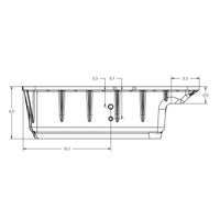 PPE 2003-2010 Ford 6.0L/6.4L w/ 5R110 Transmission Heavy-Duty Cast Aluminum Deep Transmission Pan PPE