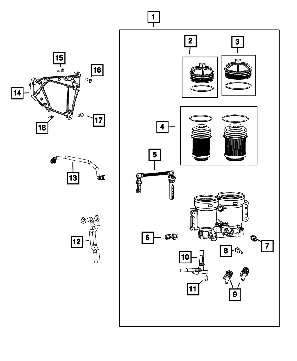 Mopar Fuel Canister Drain Valve 68711396AA