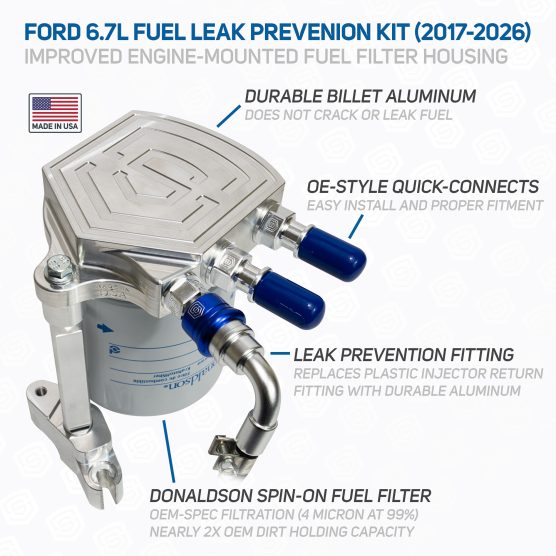 Ford 6.7L Fuel Leak Prevention Kit (LPK) S&S Diesel Motorsport