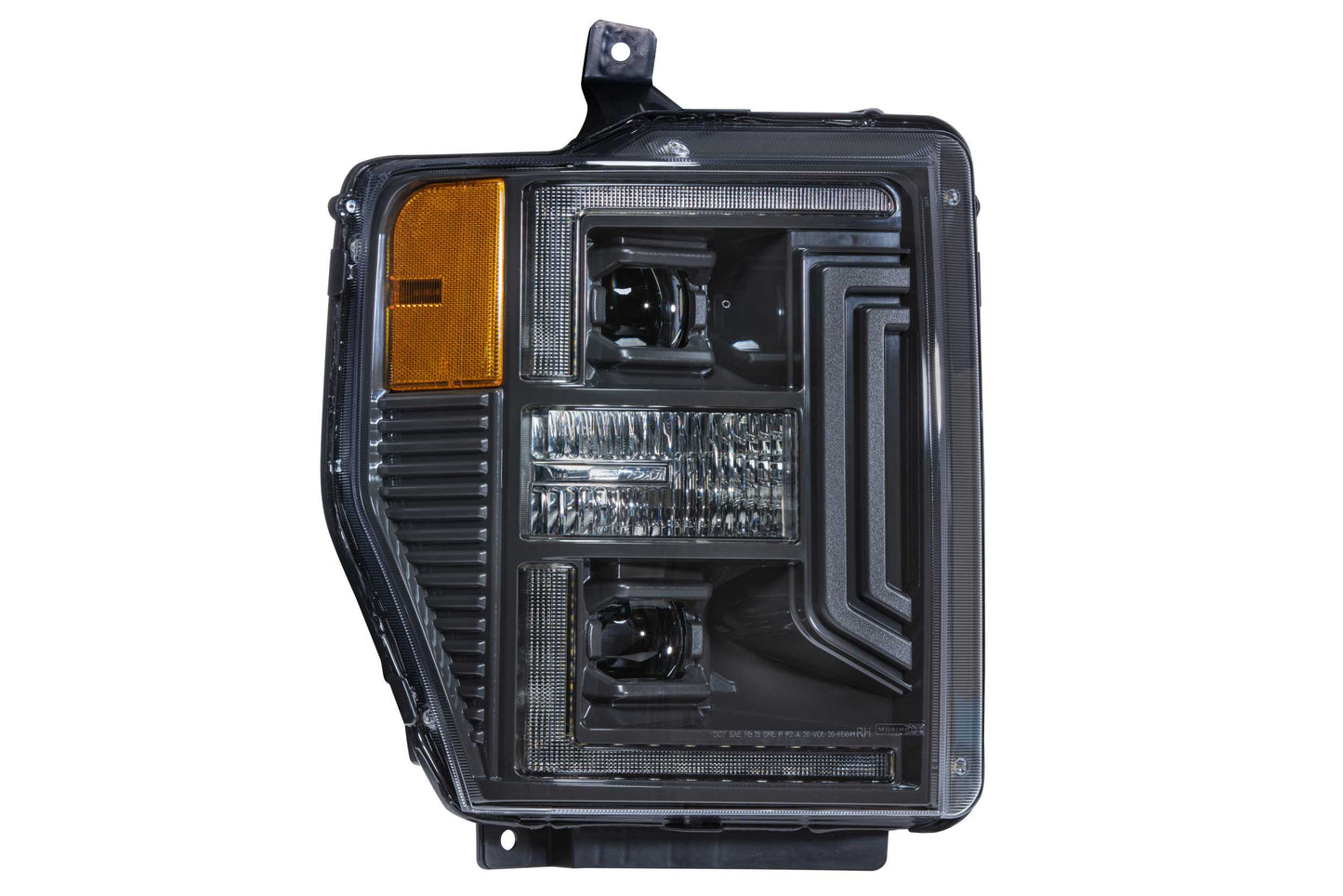 Ford Super Duty (08-10): XB Hybrid LED Headlights Plug-N-Play LED Headlights Driven Light Group