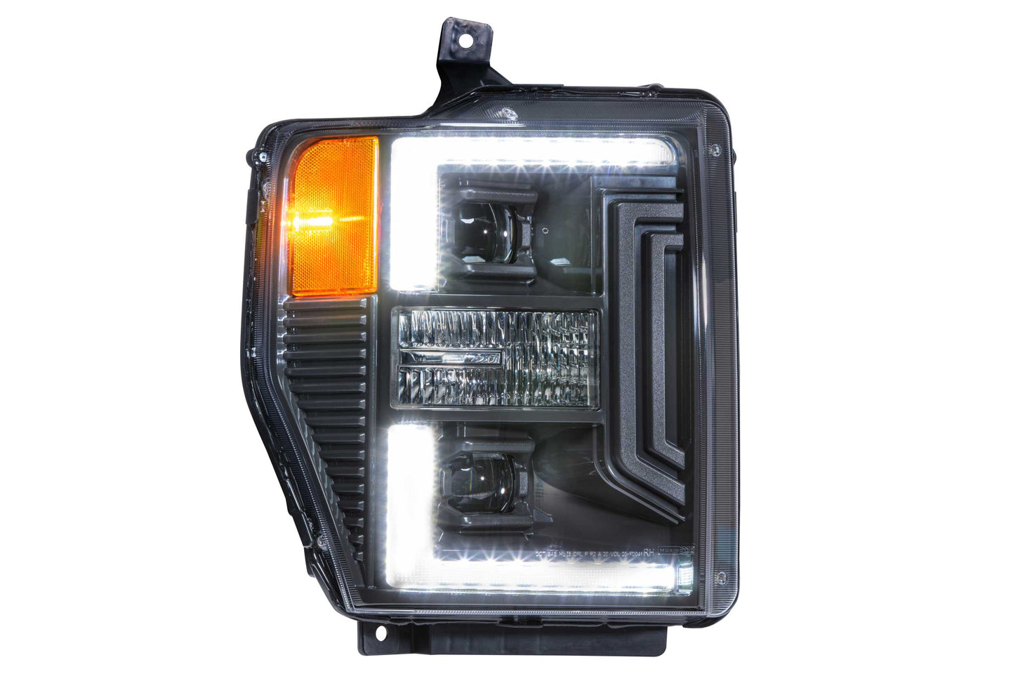 Ford Super Duty (08-10): XB Hybrid LED Headlights Plug-N-Play LED Headlights Driven Light Group