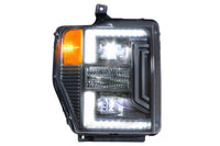 Ford Super Duty (08-10): XB Hybrid LED Headlights Plug-N-Play LED Headlights Driven Light Group