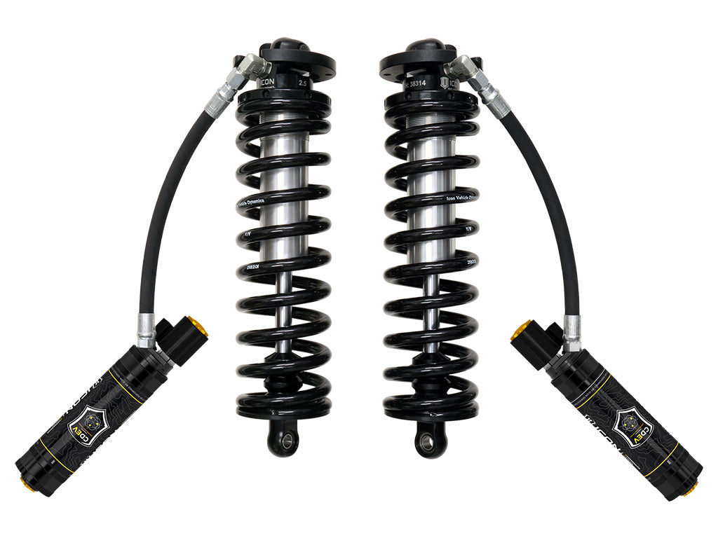 2005-2023 Ford F-250/F-350 Super Duty 4WD 2.5-3 Inch Lift V.S. 2.5 Series Coilover Conversion Kit Remote Reservoir W/ CDEV W/ Caster Cams Icon Vehicle Dynamics Icon Vehicle Dynamics